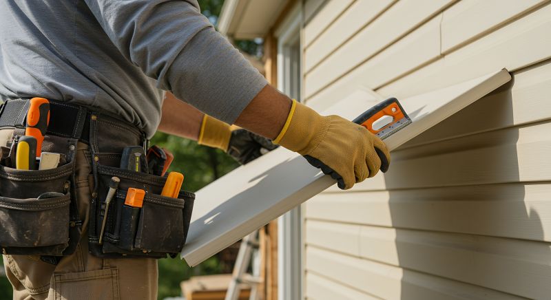 Siding Installation on Residential Home