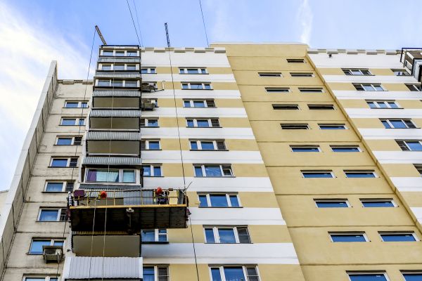 Building Cladding Installation in Cypress